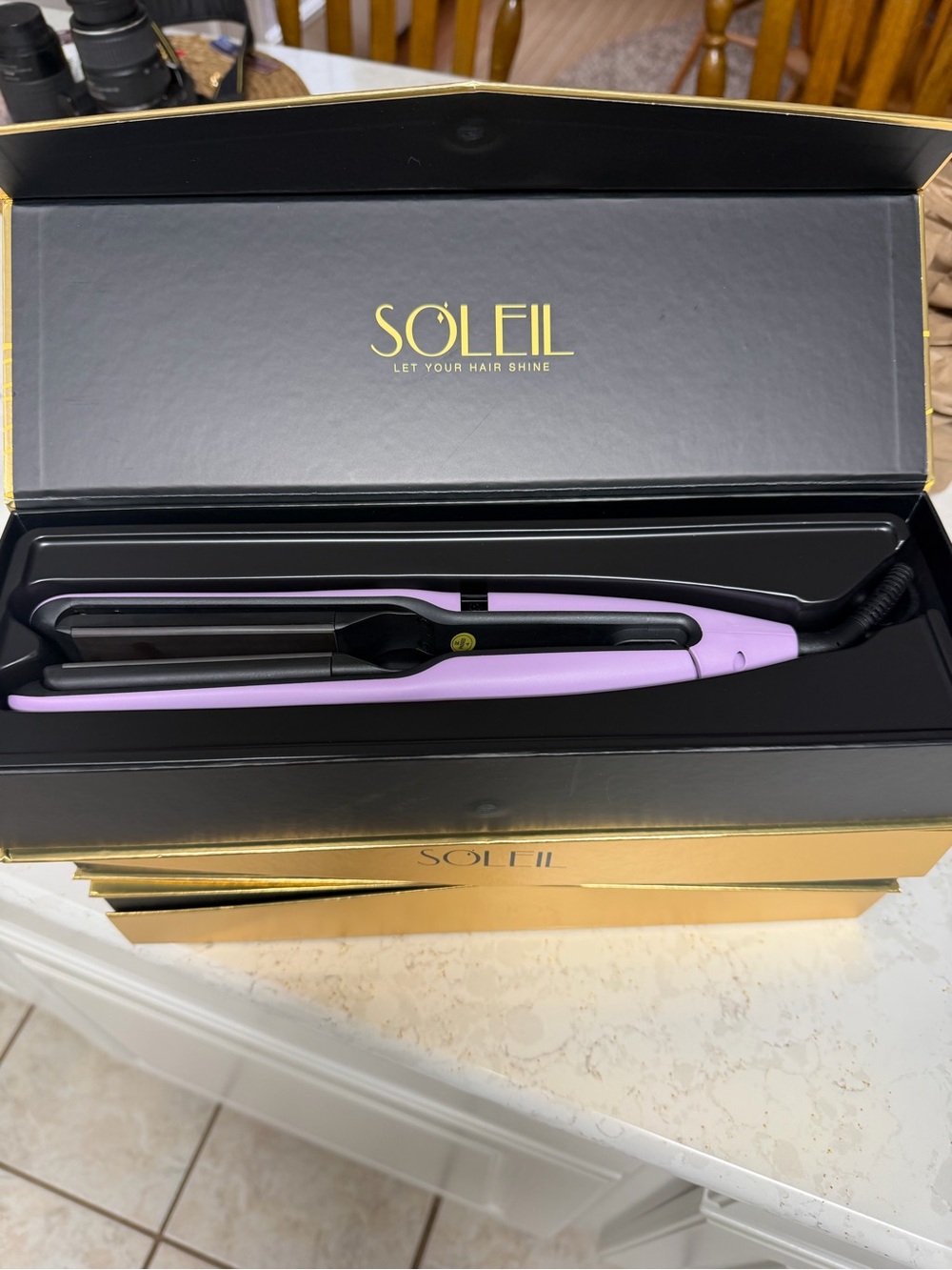 Soleil Professional Purple Hair Straightener